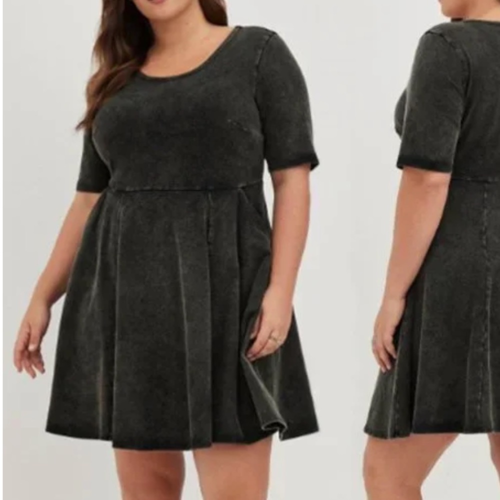 Torrid Mini Foxy Skater Dress